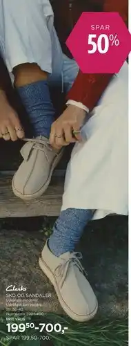 Salling Clarks - sko og sandaler tilbud