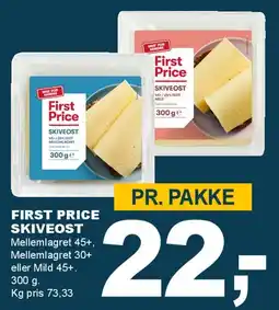 Let-Køb First Price Skiveost tilbud