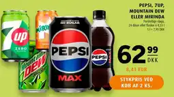 Scandinavian Park Pepsi, 7Up, Mountain Dew eller Mirinda tilbud