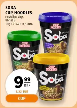 Scandinavian Park Soba cup noodles tilbud
