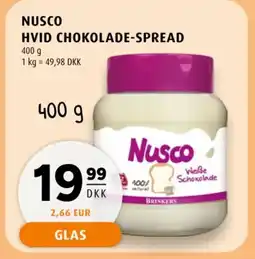 Scandinavian Park Nusco hvid chokolade-spread tilbud
