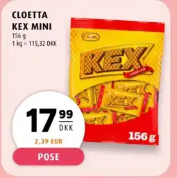 Scandinavian Park Cloetta Kex mini tilbud