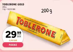 Scandinavian Park Toblerone gold tilbud