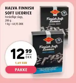 Scandinavian Park Halva Finnish soft licorice tilbud