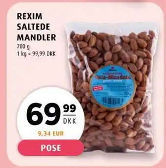 Scandinavian Park Rexim saltede mandler tilbud