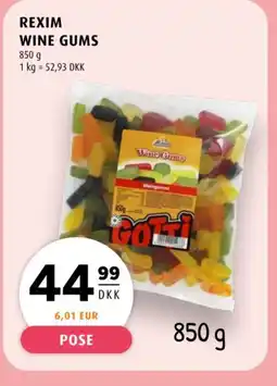 Scandinavian Park Rexim wine gums tilbud