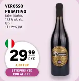 Scandinavian Park Verosso Primitivo tilbud