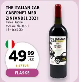 Scandinavian Park The Italian cab cabernet med zinfandel 2021 tilbud