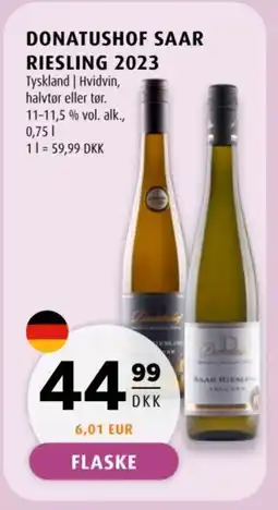 Scandinavian Park Donatushof Saar riesling 2023 tilbud