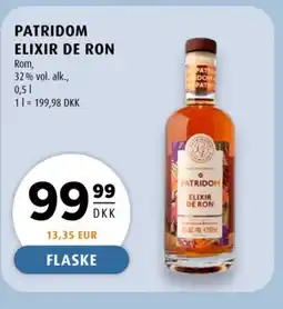Scandinavian Park Patridom Elixir de ron tilbud