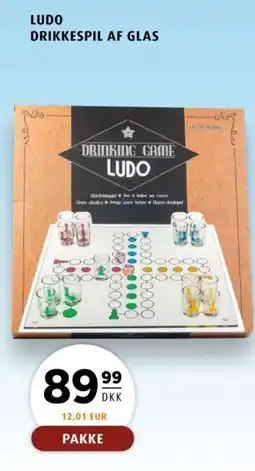 Scandinavian Park Ludo drikkespil af glas tilbud