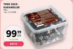 Scandinavian Park TOMS GULDKARAMELLER tilbud