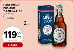 Scandinavian Park FLENSBURGER PILSENER 2-l-MEGA-PLOP tilbud