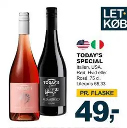 Let-Køb TODAY’S SPECIAL tilbud
