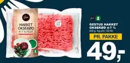 Let-Køb GESTUS HAKKET OKSEKØD 4-7 % tilbud