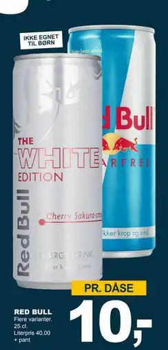 Let-Køb RED BULL tilbud