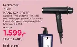 Salling 7 STK. NANO ION DRYER tilbud