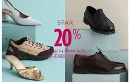 Salling SPAR 20% PÅ DE FLESTE SKO TIL HENDE OG HAM tilbud