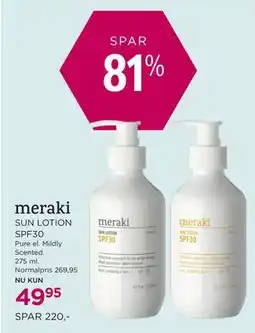 Salling SUN LOTION SPF30 tilbud