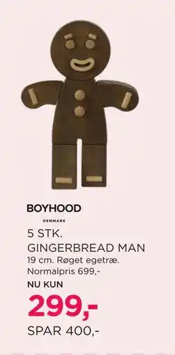 Salling 5 STK. GINGERBREAD MAN tilbud