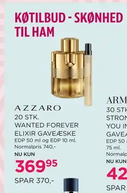 Salling 20 STK. WANTED FOREVER ELIXIR GAVEÆSKE tilbud