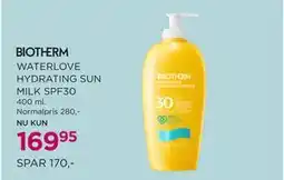 Salling WATERLOVE HYDRATING SUN MILK SPF30 tilbud