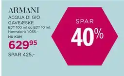 Salling ACQUA DI GIÒ GAVEÆSKE tilbud