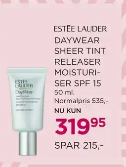 Salling DAYWEAR SHEER TINT RELEASER MOISTURISER SPF 15 tilbud