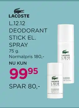 Salling L.12.12 DEODORANT STICK EL. SPRAY tilbud