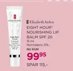 Salling EIGHT HOUR NOURISHING LIP BALM SPF 20 tilbud