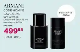 Salling CODE HOMME GAVEÆSKE tilbud