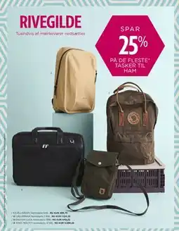 Salling SPAR 25% PÅ DE FLESTE* TASKER TIL HAM tilbud