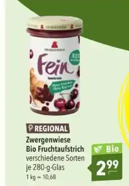 Citti REGIONAL Zwergenwiese Bio Fruchtaufstrich tilbud