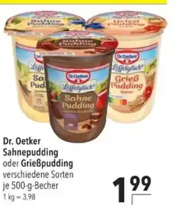 Citti Dr. Oetker Sahnepudding oder Grießpudding tilbud