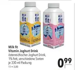 Citti MILK fit Vitamin Joghurt Drink tilbud