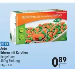 Citti TK Ardo M Erbsen mit Karotten tilbud