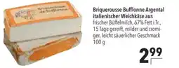 Citti Briquerousse Bufflonne Argental italienischer Weichkäse aus tilbud