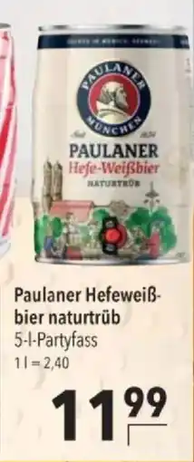 Citti Paulaner Hefeweiß- bier naturtrüb tilbud
