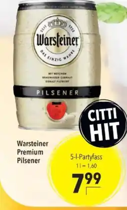 Citti Warsteiner Premium Pilsener tilbud
