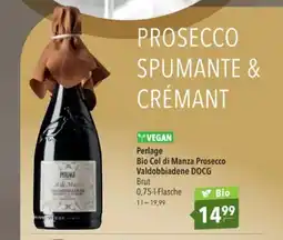 Citti Perlage bio col di manza prosecco valdobbiadene docg tilbud