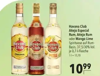 Citti Havana Club Añejo Especial Rum, Añejo Rum oder Mango Lime tilbud