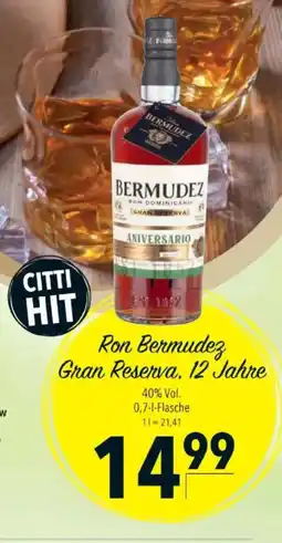 Citti Ron Bermudez Gran Reserva, 12 Jahre tilbud
