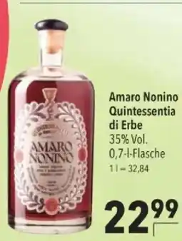 Citti Amaro Nonino Quintessentia di Erbe tilbud