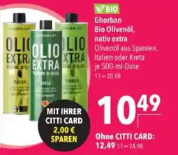 Citti Ghorban Bio Olivenöl, nativ extra tilbud