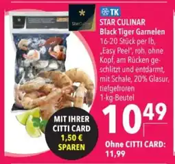 Citti Tk star culinar black tiger garnelen tilbud