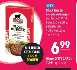 Citti TK Block House American Burger tilbud
