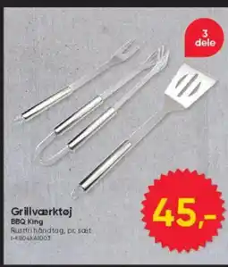 BigDollar Grillværktøj BBQ King tilbud