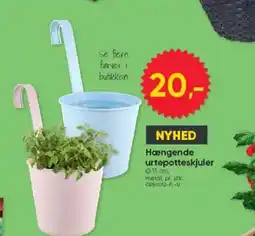 BigDollar NYHED Hængende urtepotteskjuler tilbud
