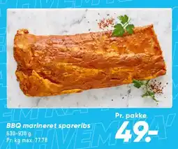 Bilka BBQ marineret spareribs tilbud