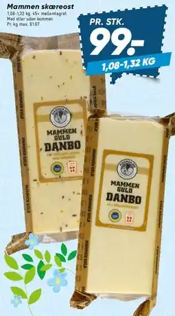Bilka Mammen skæreost (Guld Danbo) tilbud